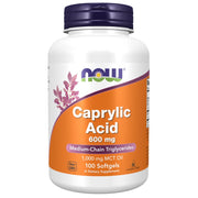 NOW Foods Caprylic Acid 600 mg – 100 Softgels