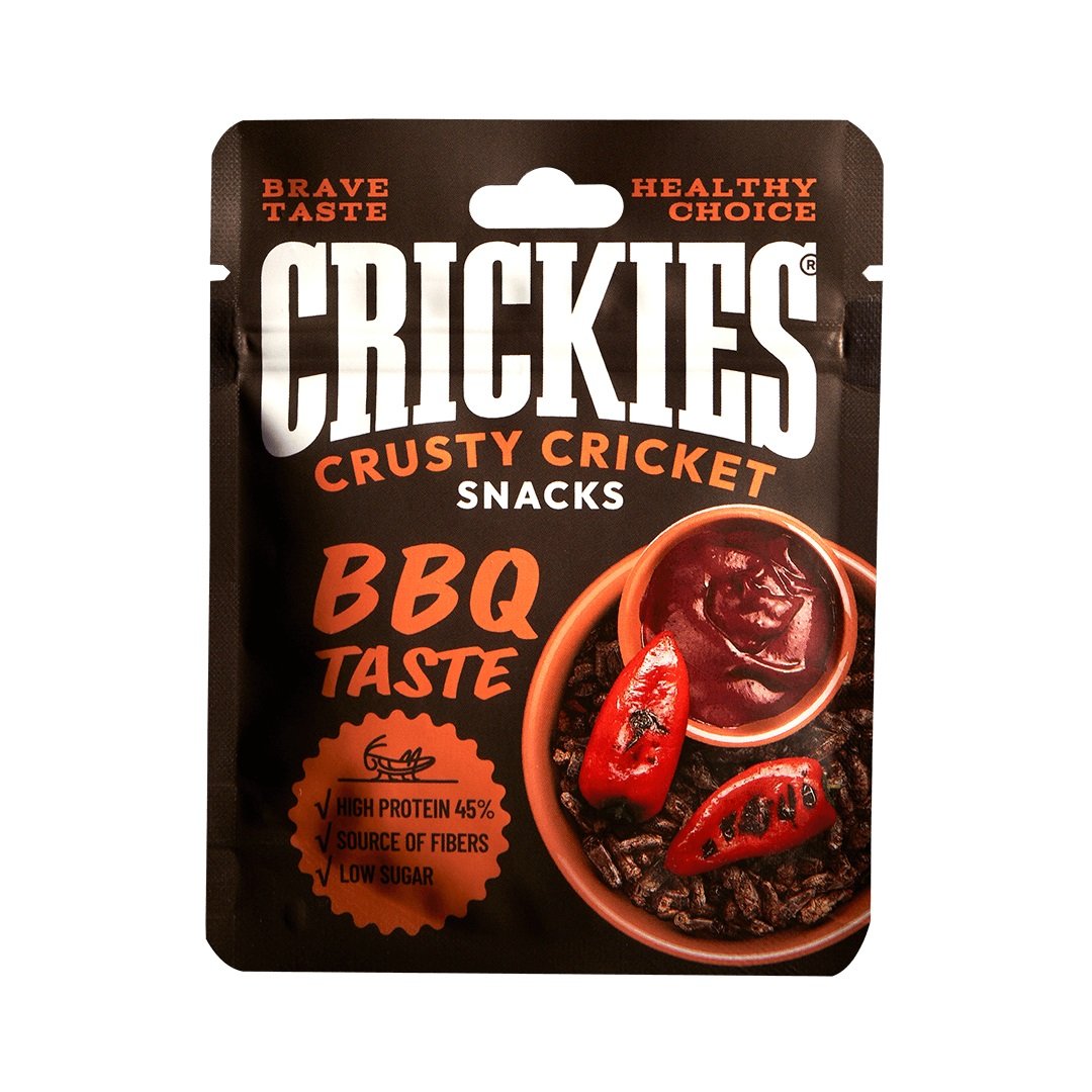 Сверчки сушеные CRICKIES со вкусом барбекю (15 г)