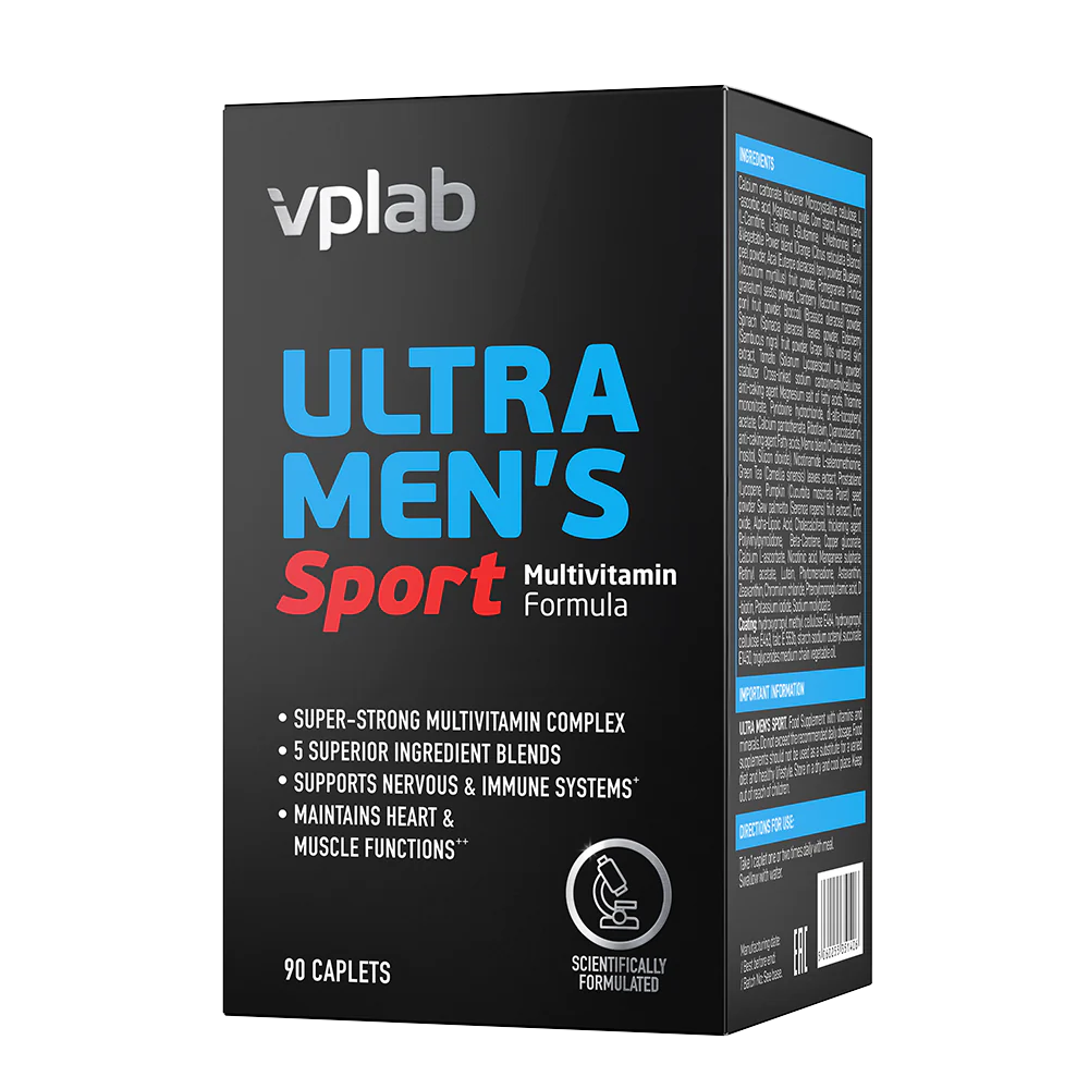 Vplab Ultra Men's Sport Multivitamīnu 90 kapsulas cena