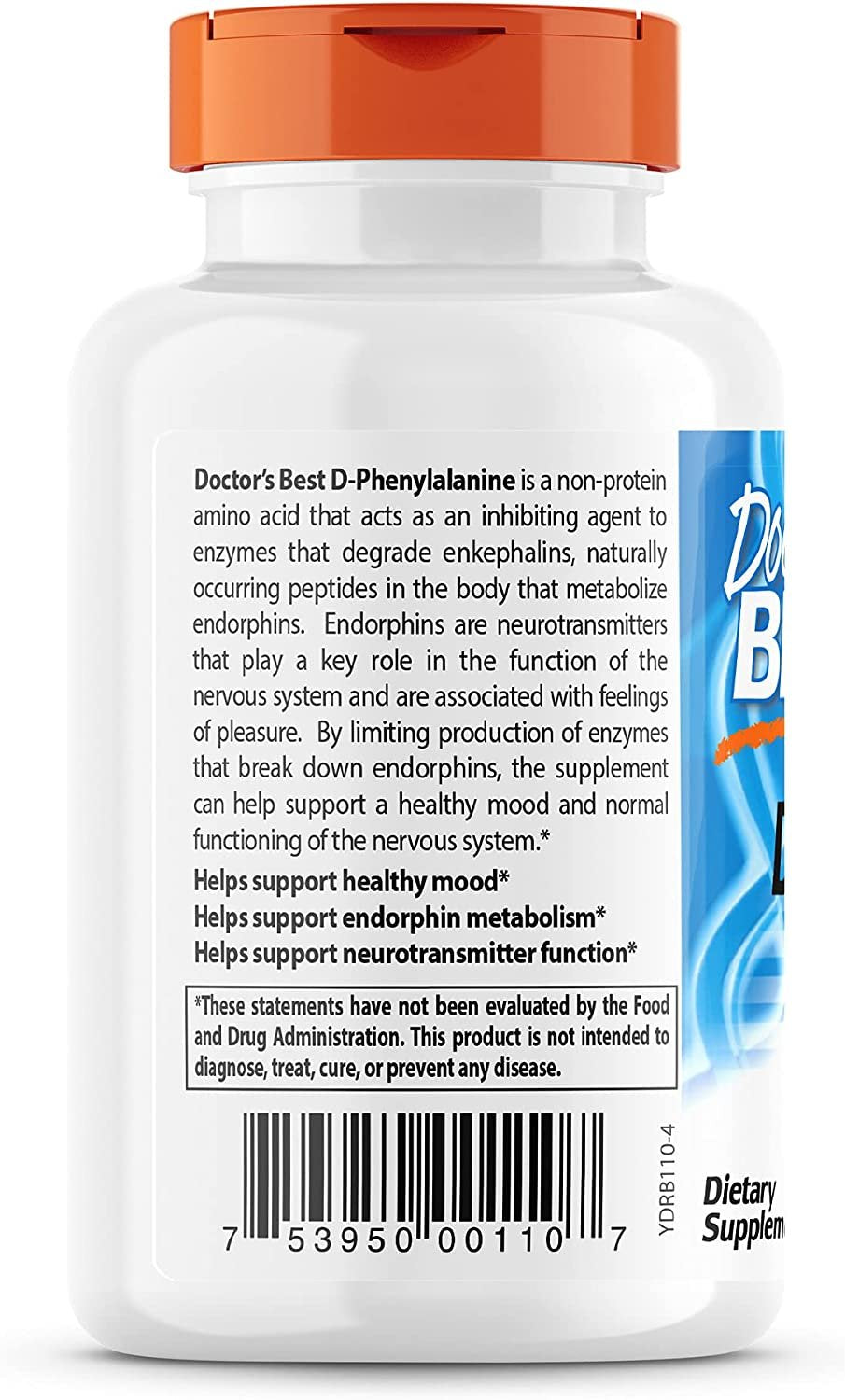 Using Doctor's Best D-Phenylalanine - 60 vcaps