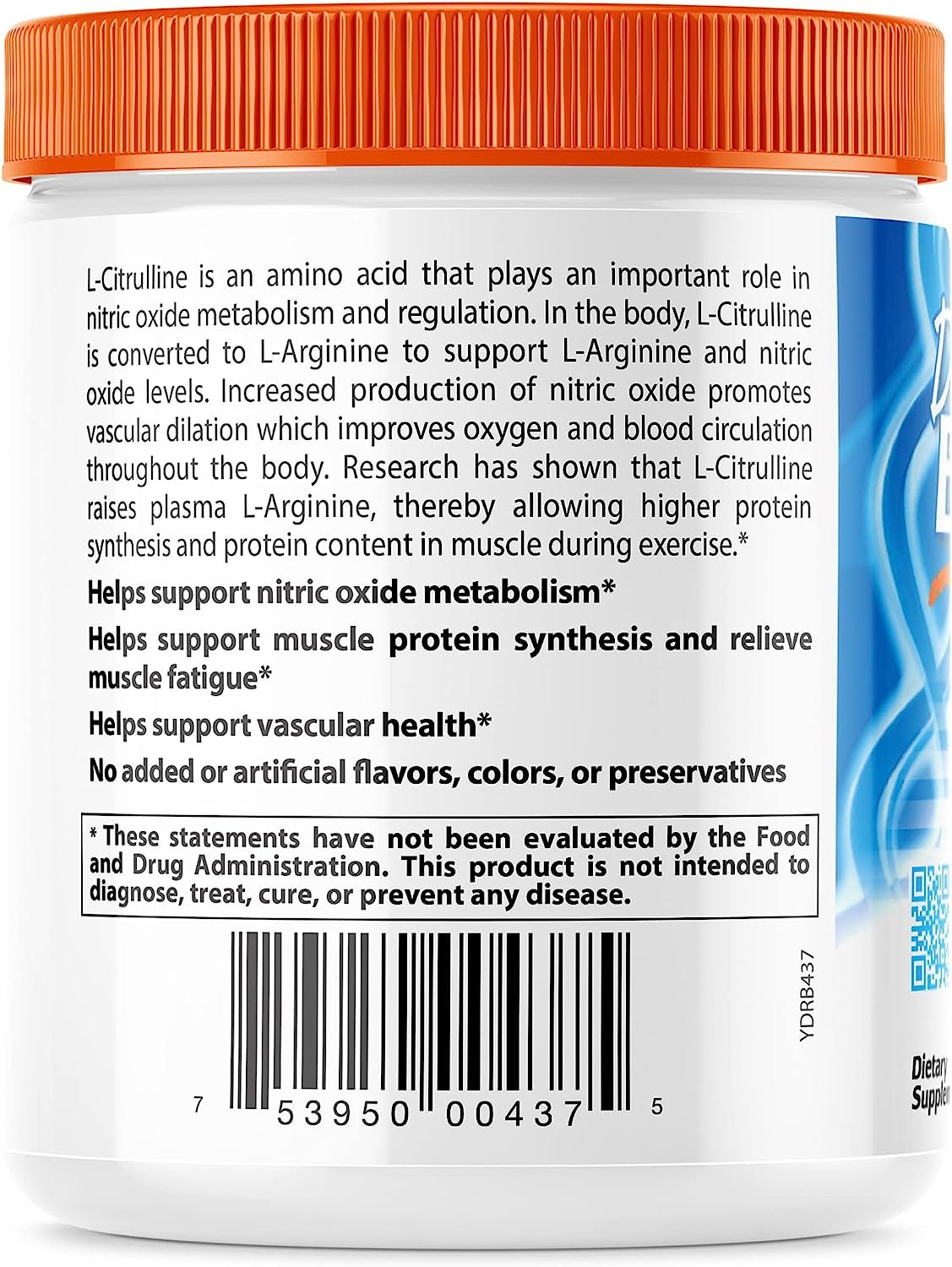 Doctor's Best L-Citrulline Powder - 200 grams consumption