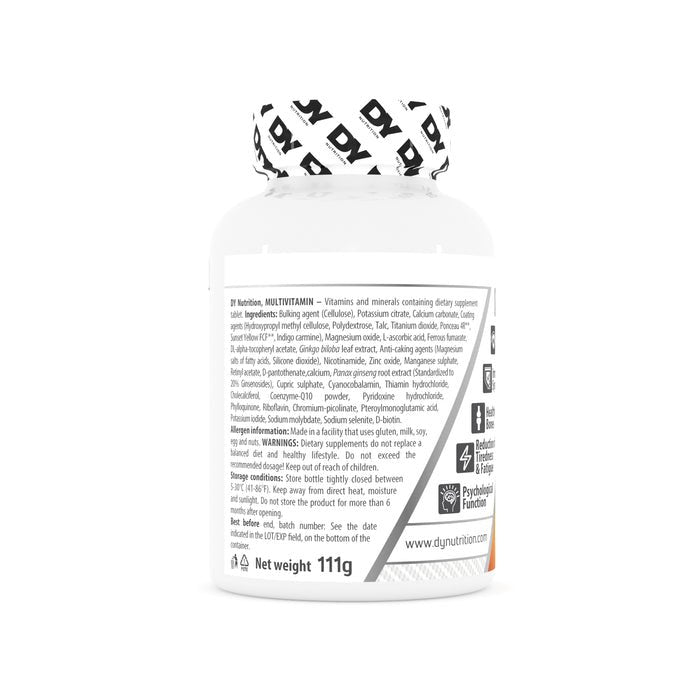 Dorian Yates Nutrition multivitamin complex, 60 tablets. description
