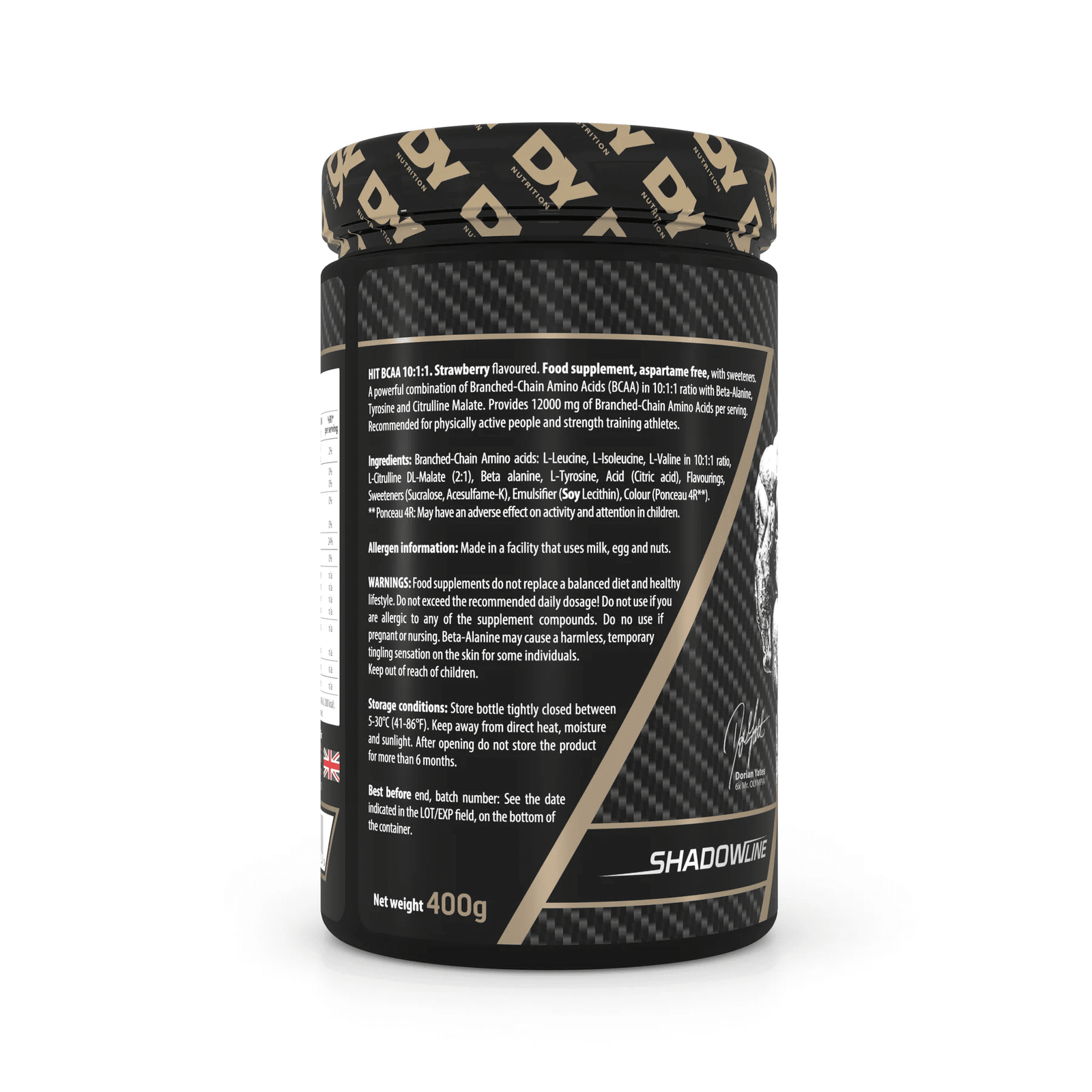 DY Nutrition HIT BCAA 400g price 3