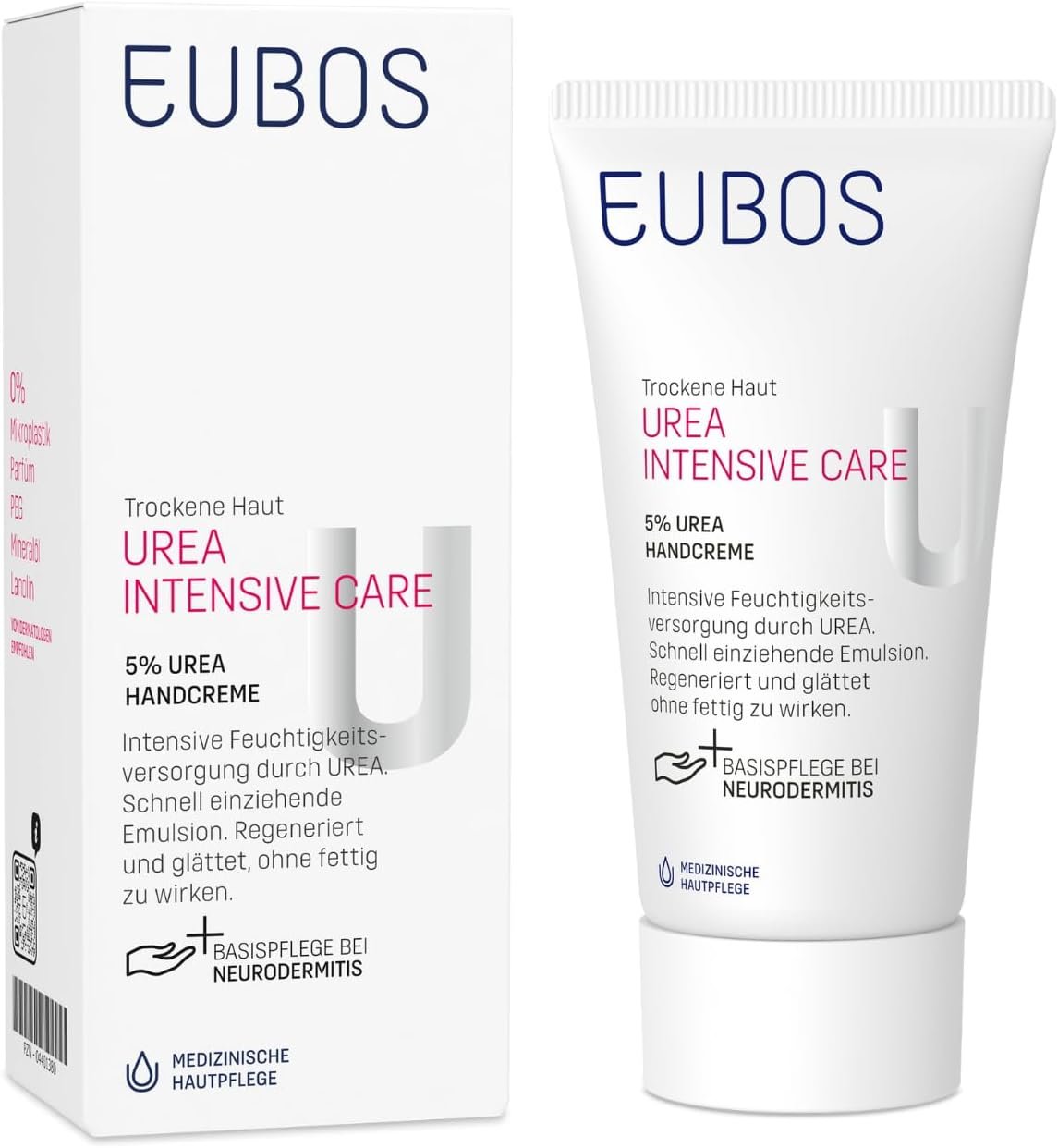EUBOS UREA INTENSIVE CARE 5% UREA ROKU KRĒMS 75 ml cena