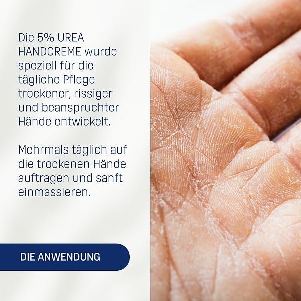 EUBOS UREA INTENSIVE CARE 5% UREA ROKU KRĒMS 75 ml nolūks