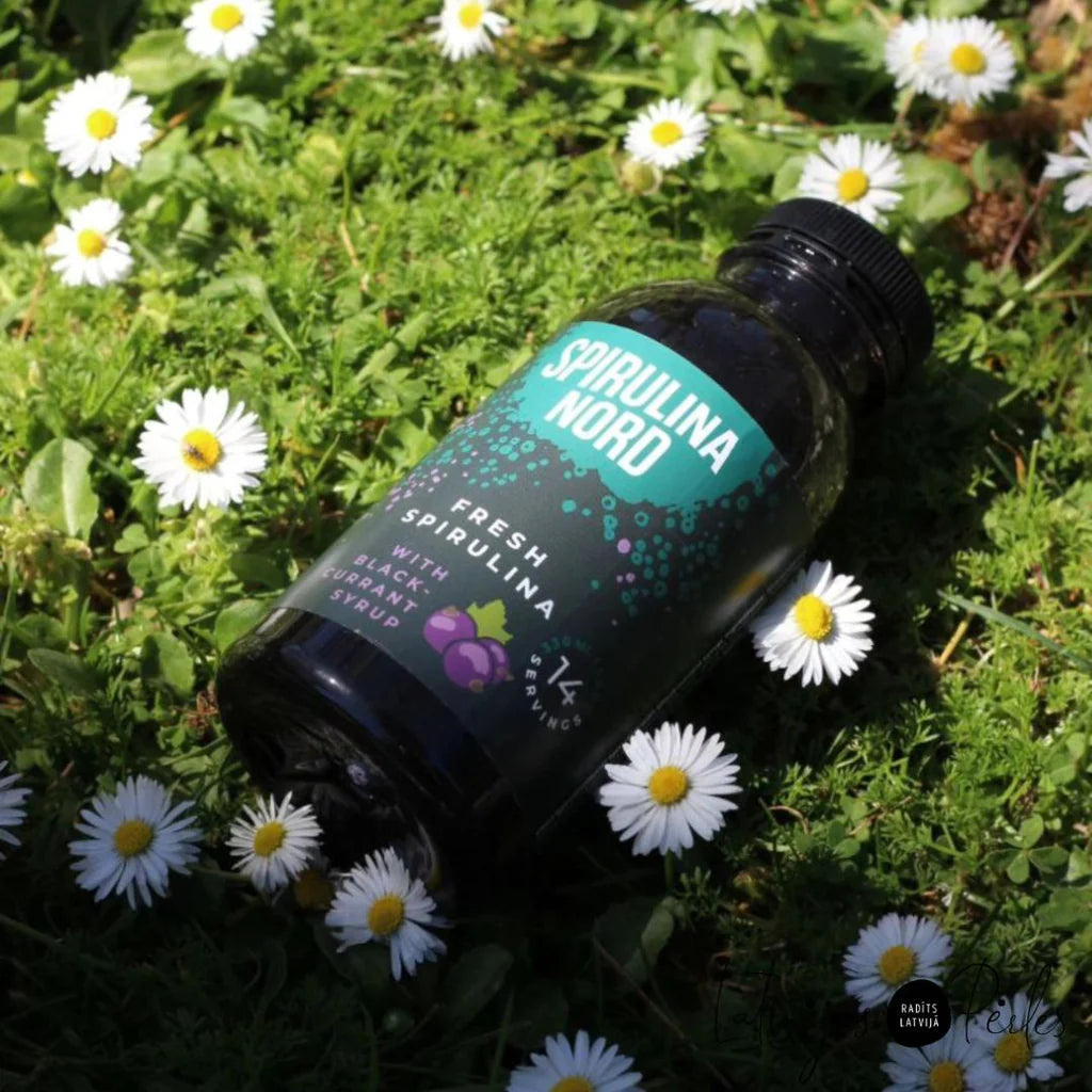 Spirulina Nord Fresh spirulina in black currant 330ml