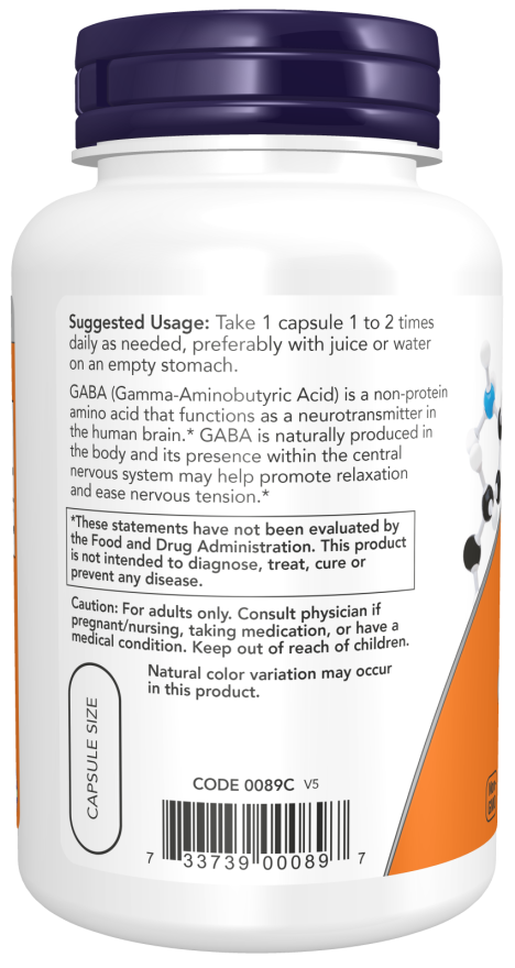 GABA 750 mg 200 Veg Capsules promotion