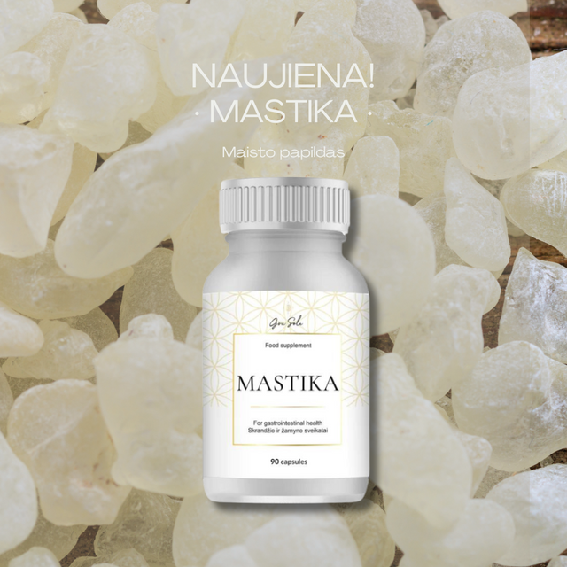 GraSole MASTIKA MASTIHA (PĀRTIKAS BAGĀTĀJS) 90 kaps akcija
