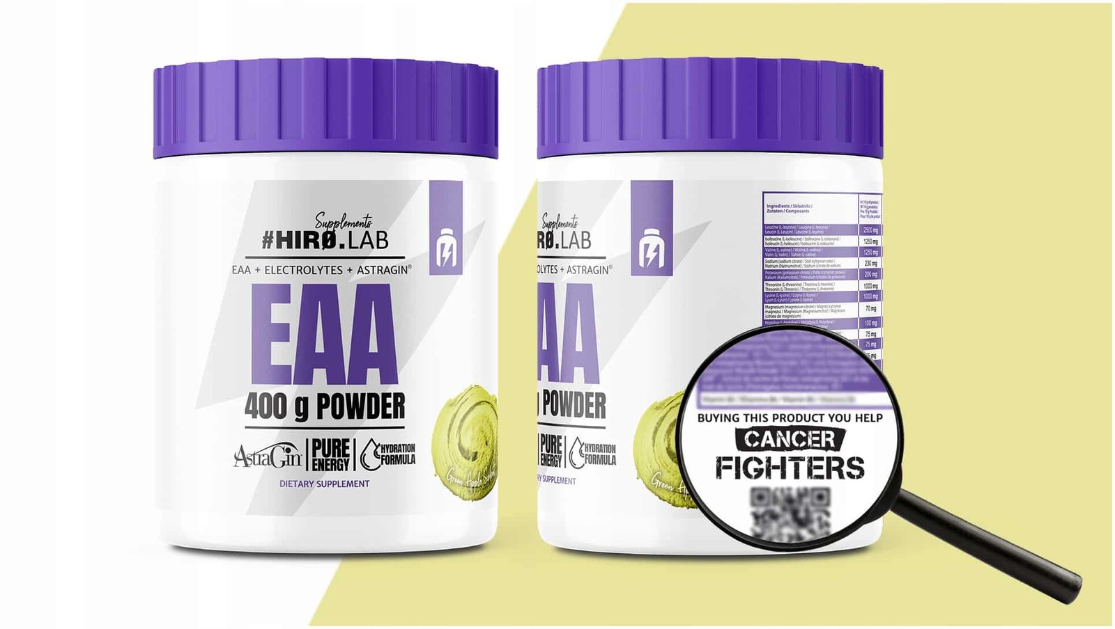 HIRO-LAB-EAA-400g-MOCNE-AMINOKWASY-SILA-MASA-BCAA-Smak-producer-Green-Apple-Sorbet