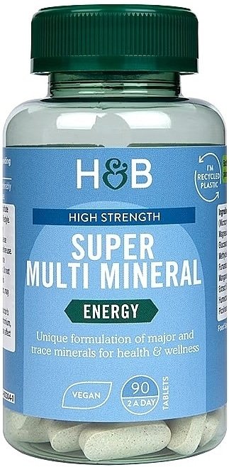 Holland & Barrett High Strength Super Multi Mineral cena - 90 tabletes