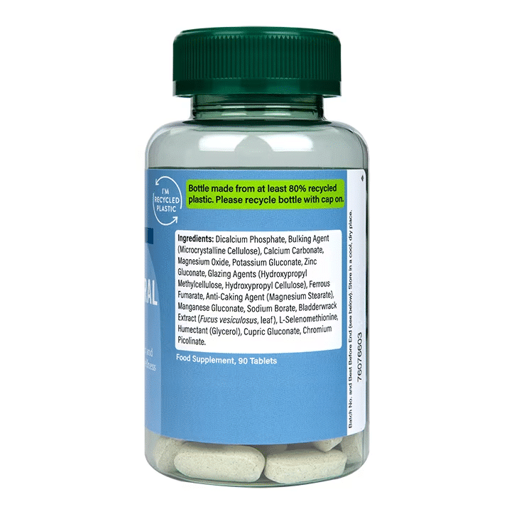 Holland & Barrett High Strength Super Multi Mineral - 90 tablešu sastāvs