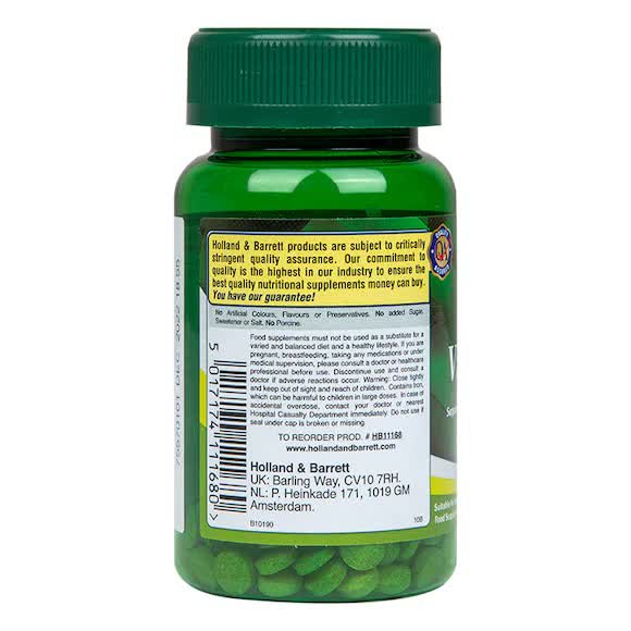 Use of Holland & Barrett Iron & Vitamin C 14mg 100 Tablets