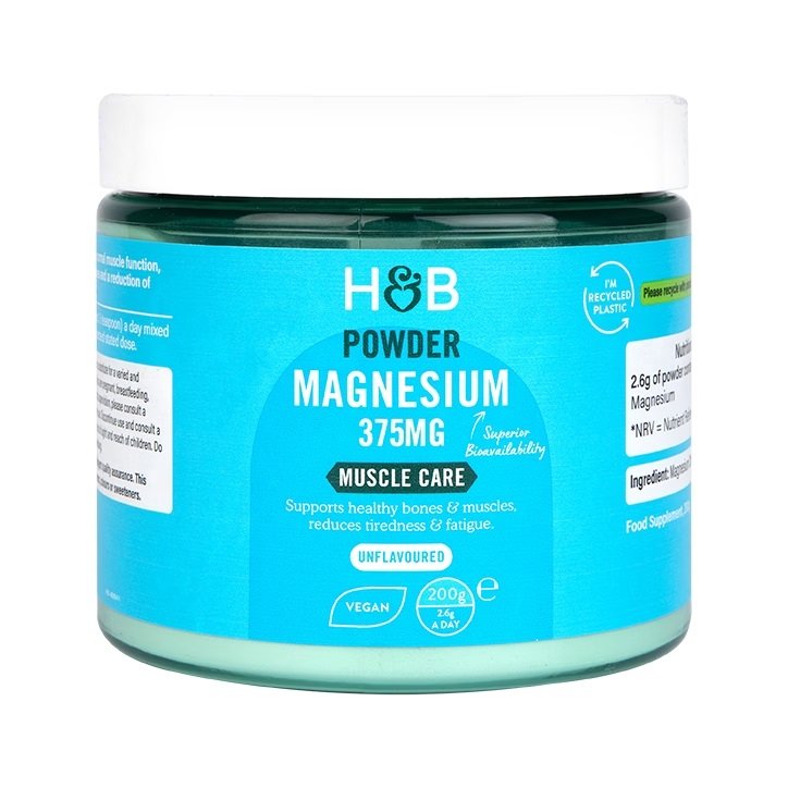 Holland & Barrett Magnesium 375mg Powder 200g kaina