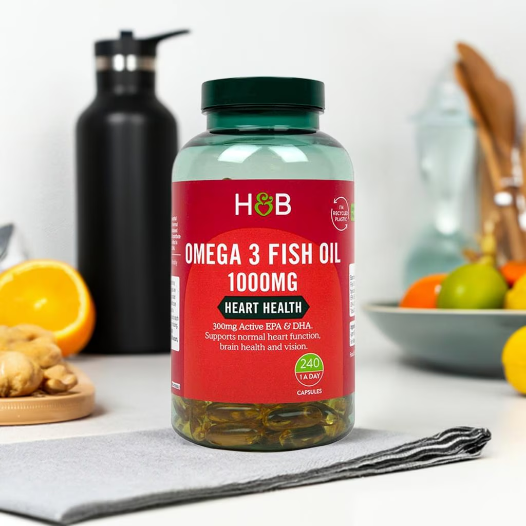 Holland & Barrett Omega 3 Fish Oil, 1000mg - 240 caps pirkti