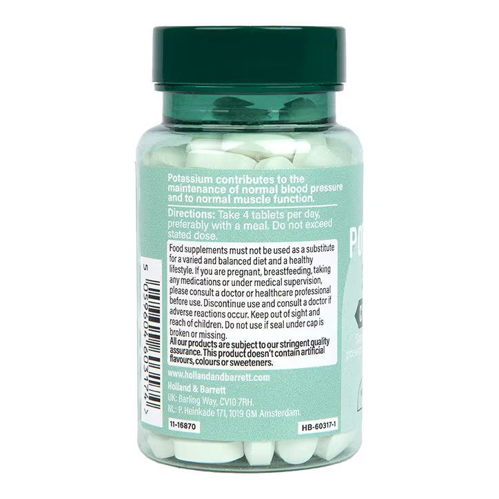Holland & Barrett Potassium 120 Tablets price