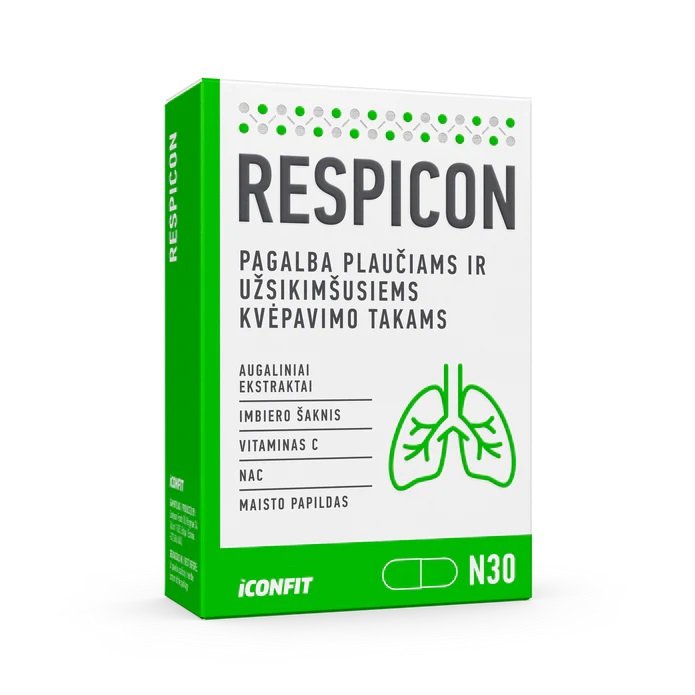 ICONFIT Respicon (30 kapsulas) cena