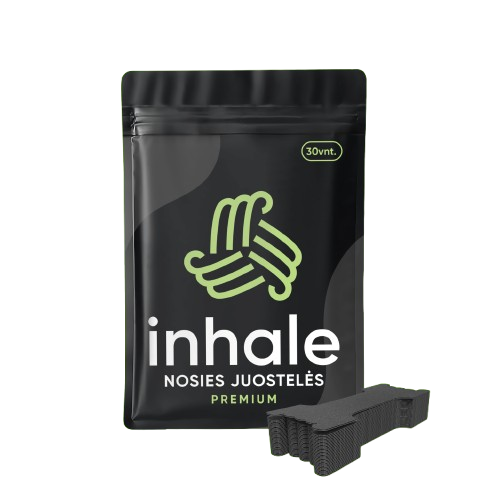 INHALE Premium Nose Strips black