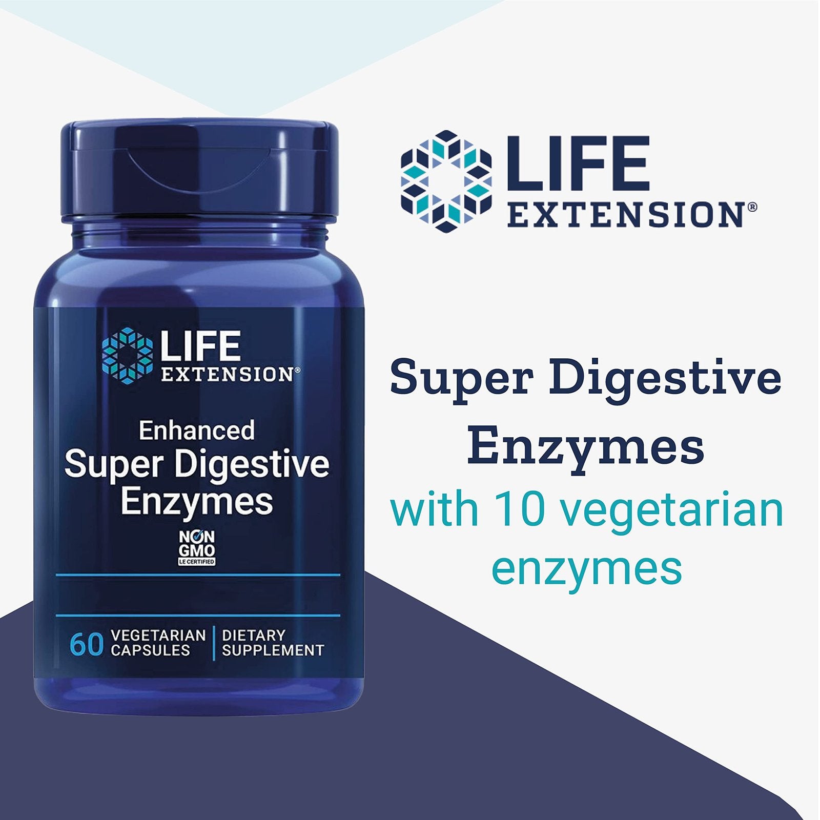 Купить Life Extension Enhanced Super Digestive Enzymes 60 капсул