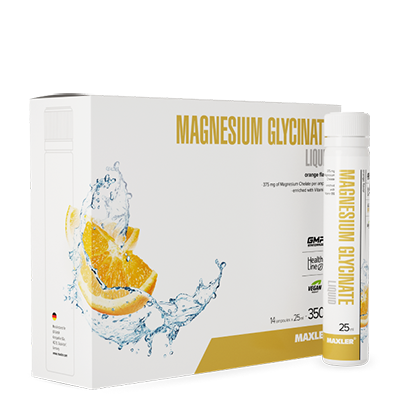 Magnesium Glycinate Liquid 14 x 25 ml box promotion