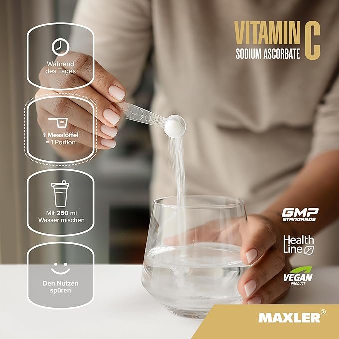 Use of Maxler Vitamin C Sodium Ascorbate 200 g