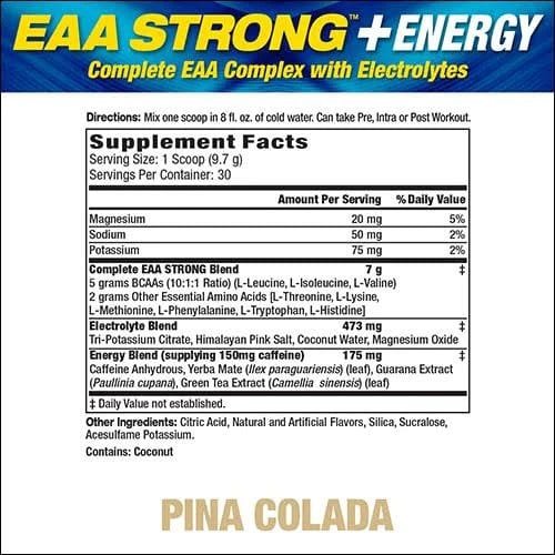 MHP EAA STRONG + ENERGY composition