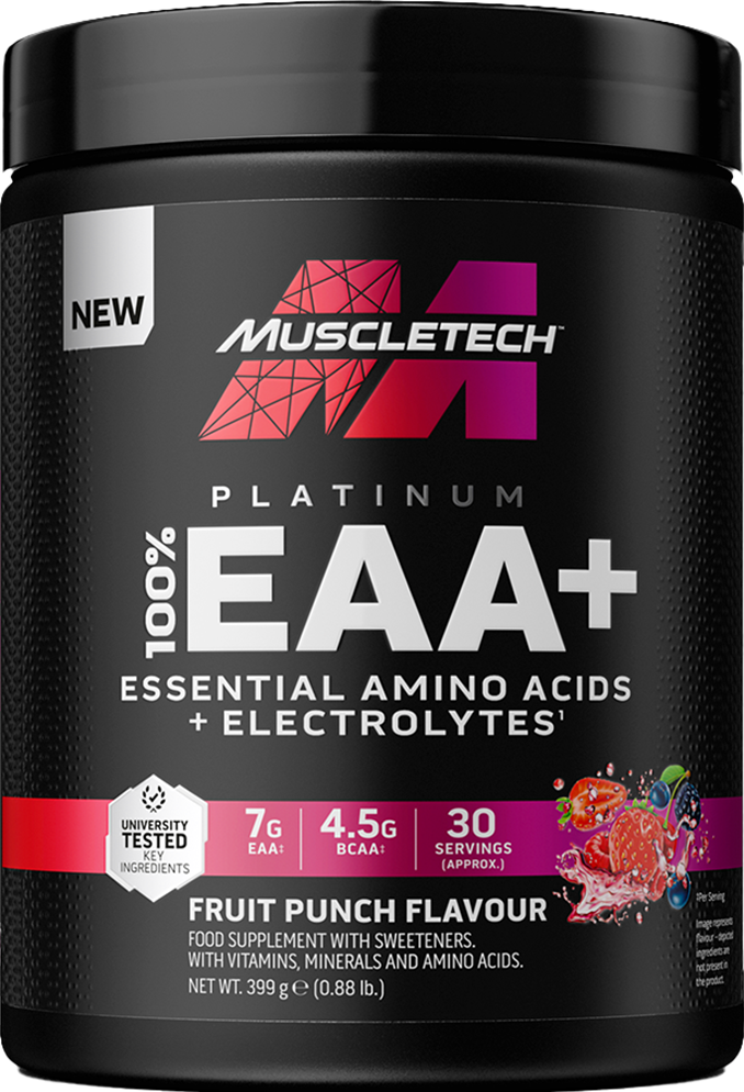MuscleTech Platinum 100% EAA+ 399-401 грамм фруктового пунша