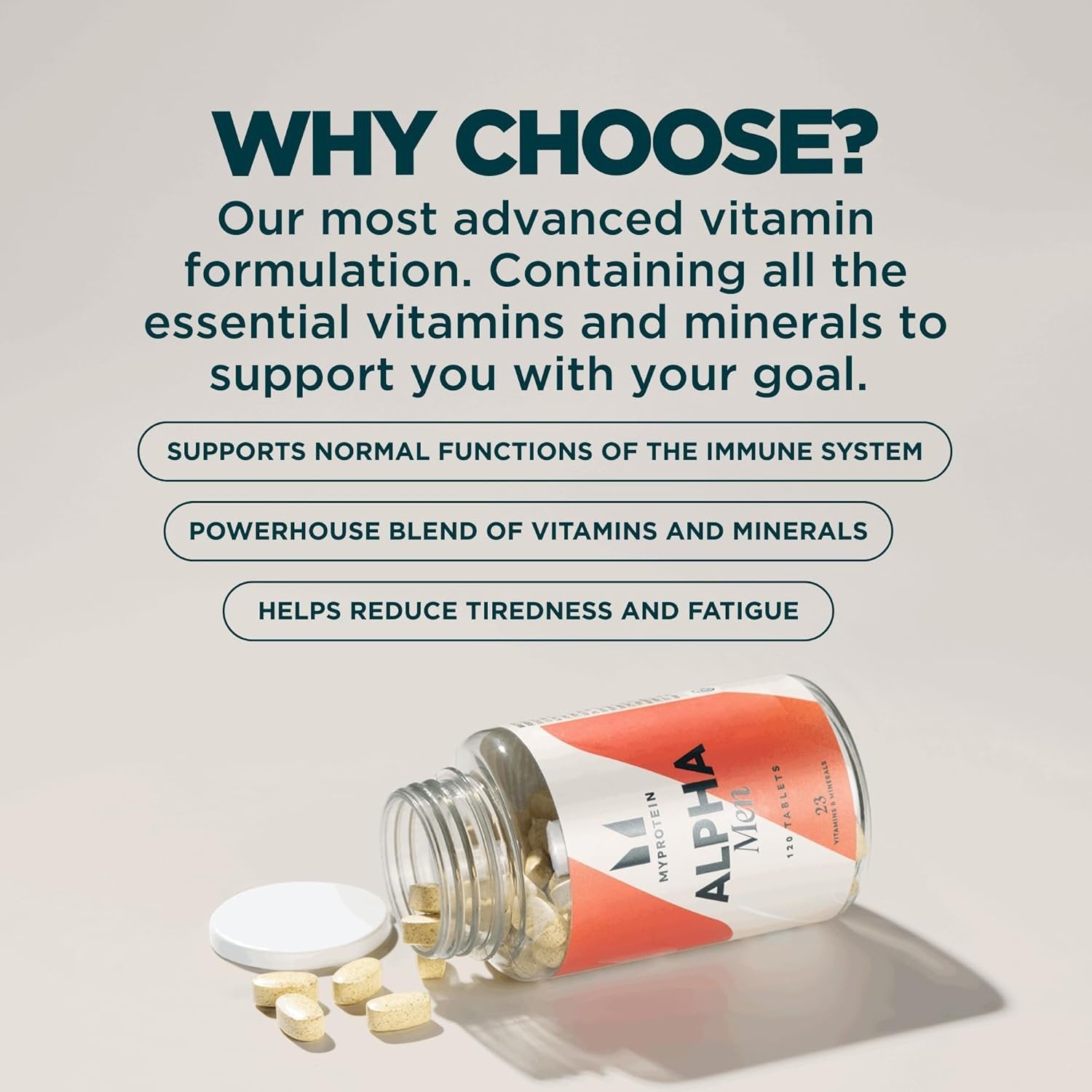 Myprotein Alpha Men 240 Tablets banner
