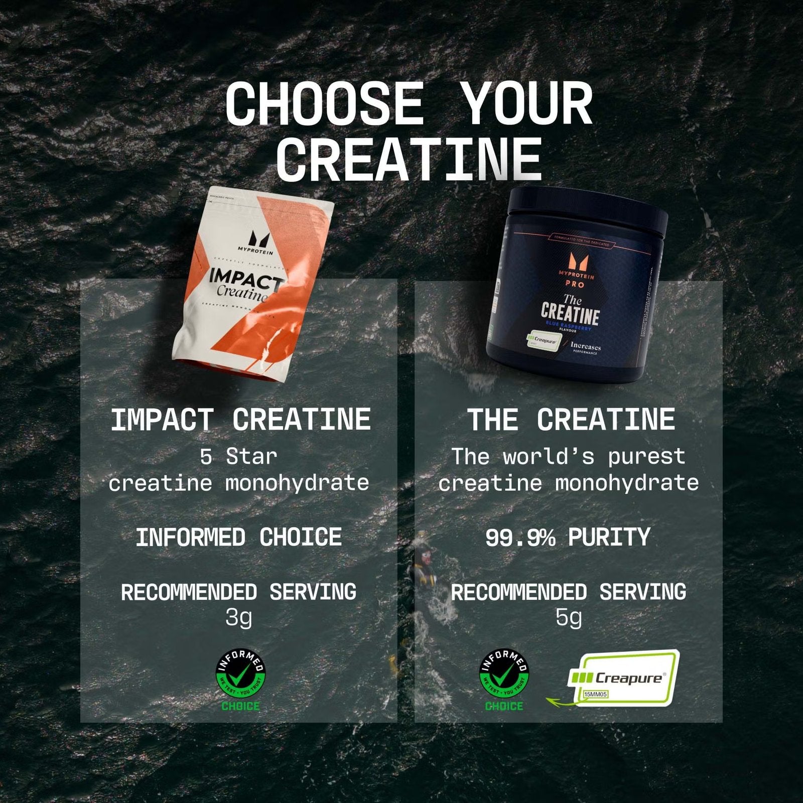 Myprotein PRO THE Creatine (Creapure®) 250g variants