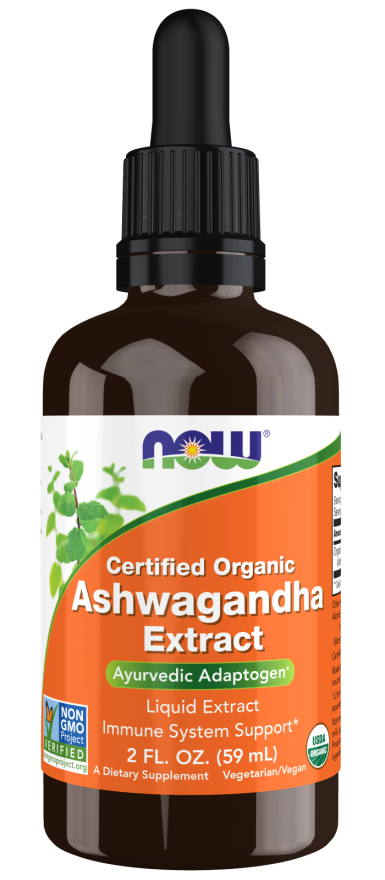 NOW Certified Organic Ashwagandha Extract 59ml price