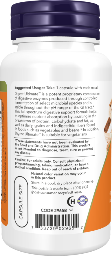 NOW Digest Ultimate - consumption of 60 veg caps