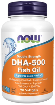 Price of NOW Foods DHA-500, 500 DHA 250 EPA - 90 softgels