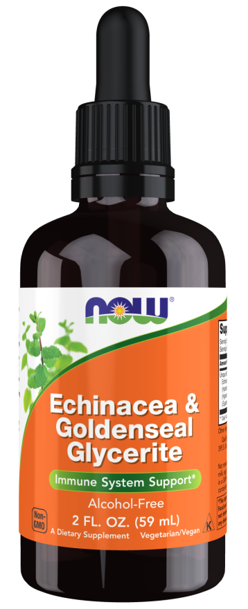 NOW Foods Echinacea & Goldenseal Glycerite - 60 ml. the price