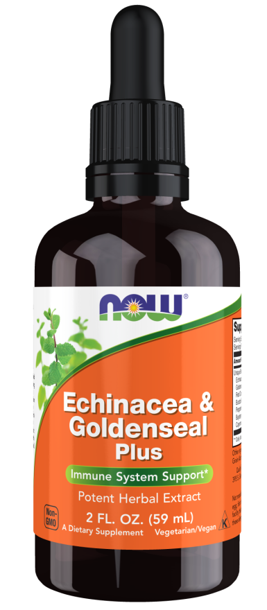 NOW Foods Echinacea & Goldenseal Plus - 60 ml. the price