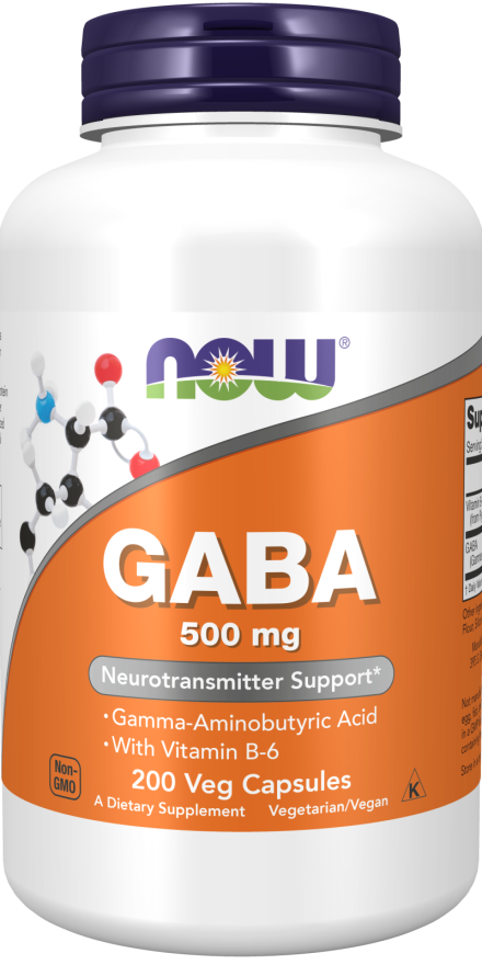 NOW Foods GABA with Vitamin B6 500mg 200 vcaps price