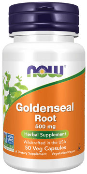 NOW Foods Goldenseal Root, 500mg - 50 vcaps price