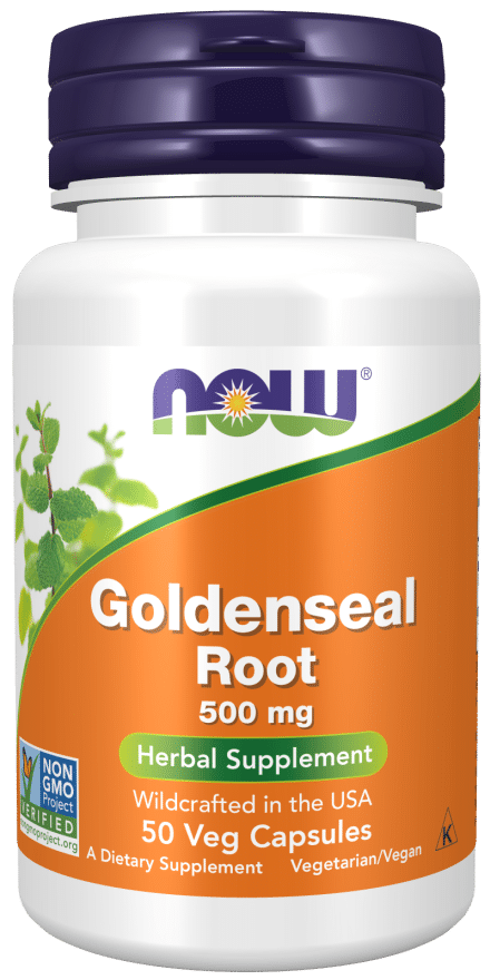 NOW Foods Goldenseal Root, 500mg - 50 vcaps price