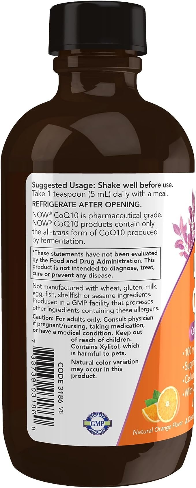 NOW Foods, Liquid CoQ10, 100mg 118ml Promotion
