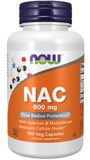 NOW Foods N-Acetyl-Cysteine 600mg 100vcaps - NAC price