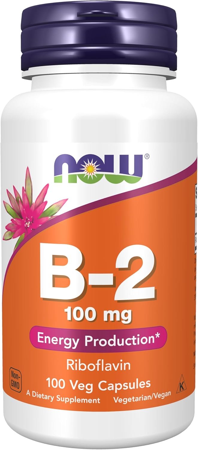 Now Foods Vitamin B-2 Riboflavin 100 mg 100 veg capsules price is cheap