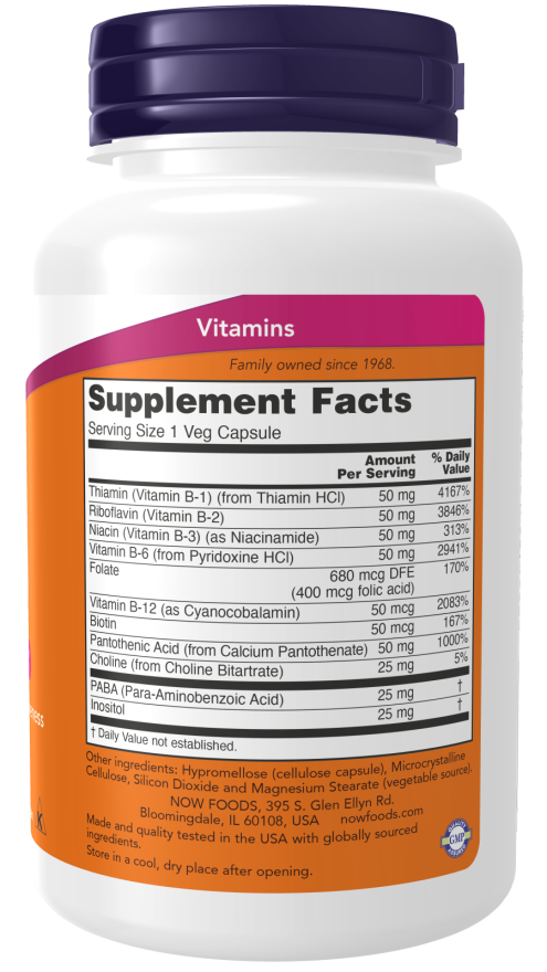 Tagad Foods vitamīns B-50 mg 100 dārzeņu kapsulas lēti