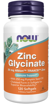 NOW Foods Zinc Glycinate - 120 softgels price