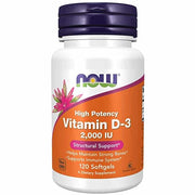 Price of Now High potency Vitamin D-3 2000 IU 120 softgels