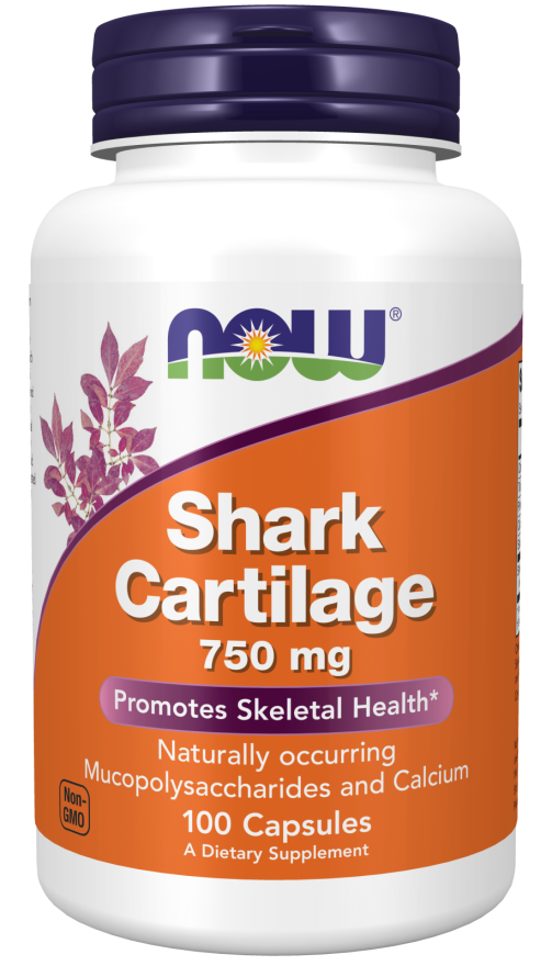 Цена от NOW Shark Cartilage 750мг 100 капсул