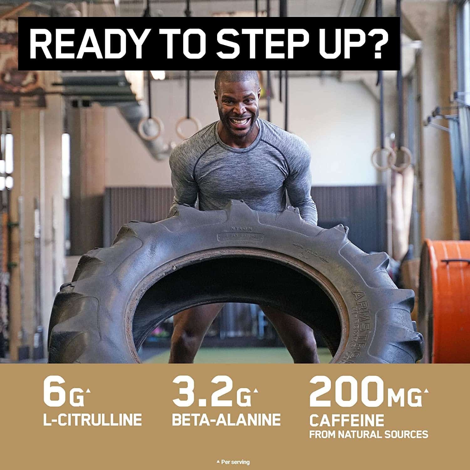 Optimum Nutrition Gold Standard Pre-Workout Advanced 420g in the gym