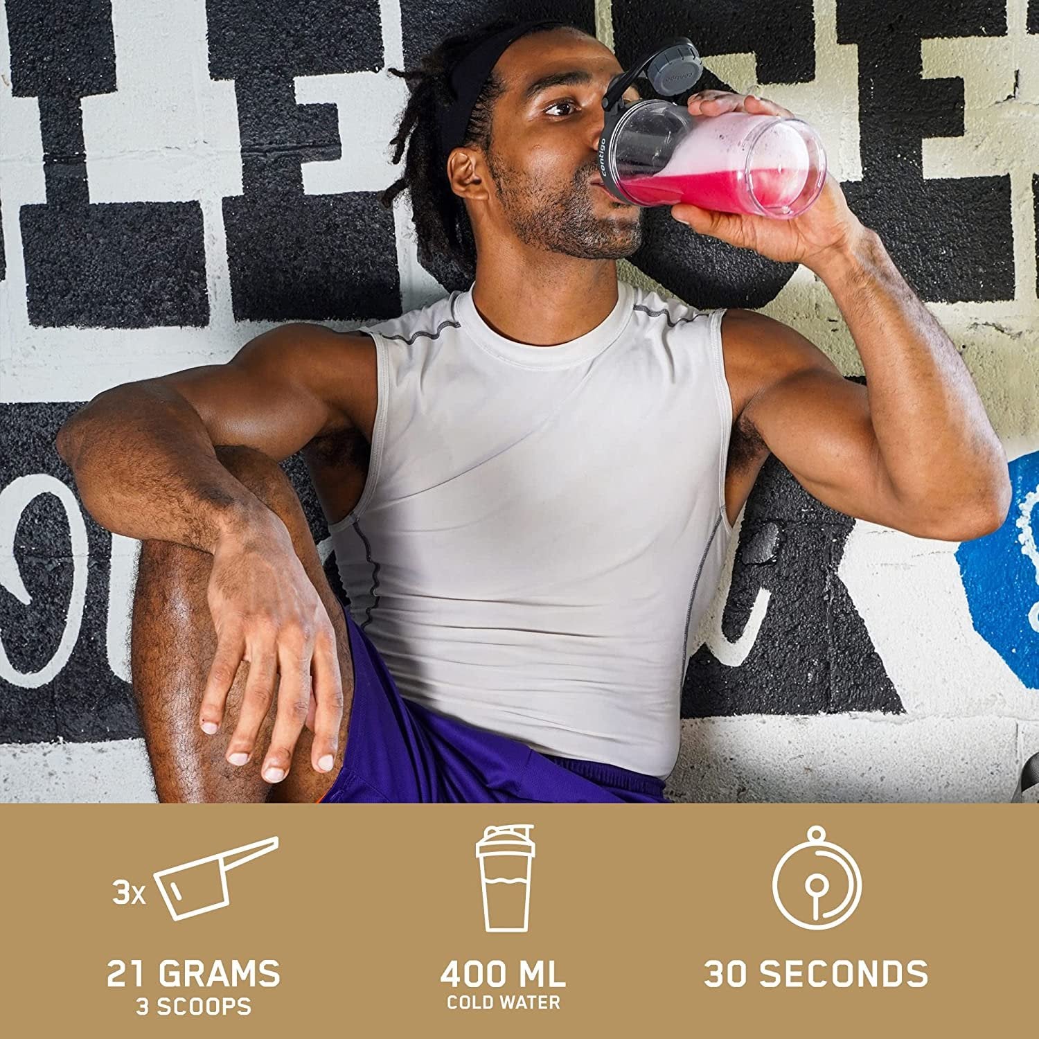 Consumption of Optimum Nutrition Gold Standard Pre-Workout Advanced 420g