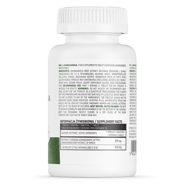 OstroVit-Ashwagandha-90-tabs-price-promotion-composition