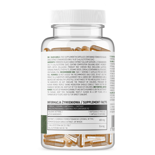 OstroVit Black Garlic VEGE 90 kaps