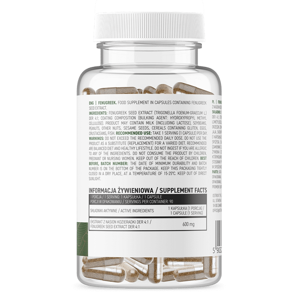 OstroVit Fenugreek VEGE 90 vcaps composition price