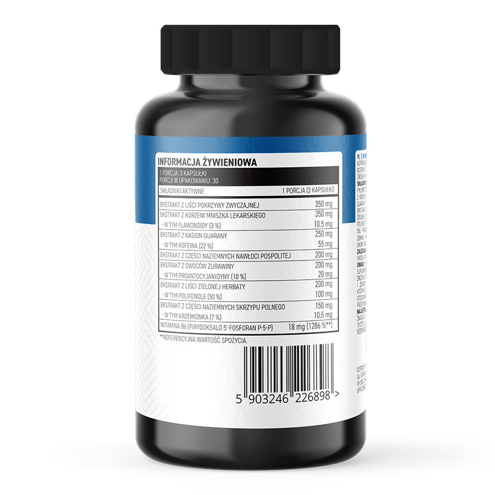 OstroVit Hydro Out Diuretic 90 vāciņu sastāvs