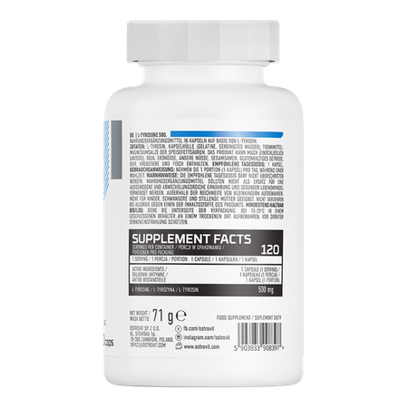 OstroVit L-Tyrosine 500 mg 120 capsules promotion